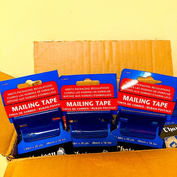 Chateau Office Mailing Shipping Packing Tape Bundle Usps Certified